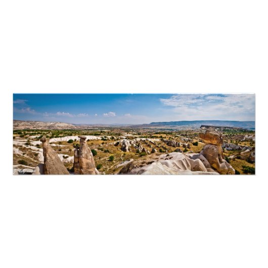 Cappadocia, Turkije Panoramisch Foto Afdruk (Voorkant)