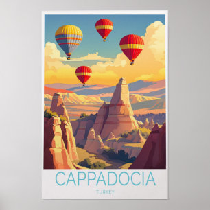 Cappadocia Turkije Reisposter Poster