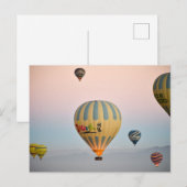 Cappadocië-ballonvlucht Briefkaart (Voorkant / Achterkant)