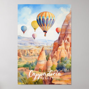 Cappadocië Turkije Beroemde Reisplaats Poster