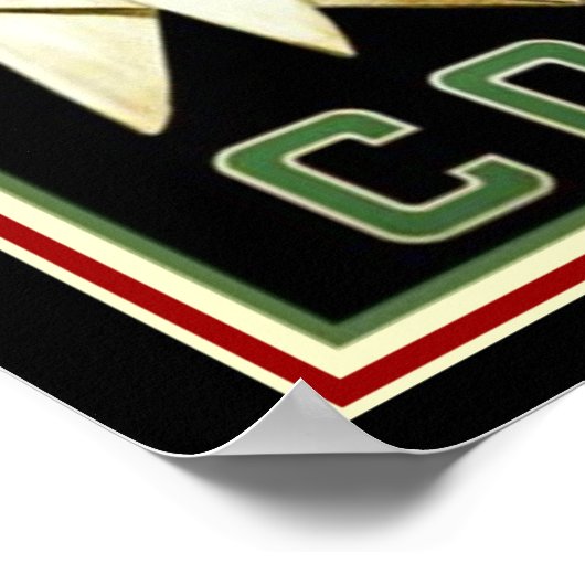 Cappiello Art Déco "Cora" Spumanti Imprimer 12 x 1 (Coin)