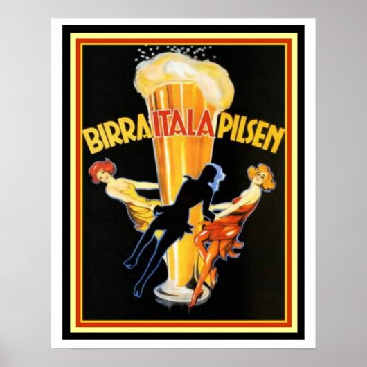 Cappiello Birra Itala Pilsen Poster 16 x 20 (Devant)