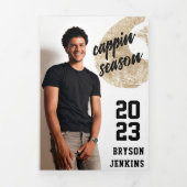 Cappin Season Masculine Afstuderen Uitnodiging (Cover)