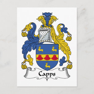 Capps Family Crest Briefkaart