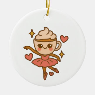 Cappuccina Ballerina Italian Ausweis Keramisch Ornament