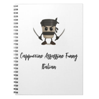 Cappuccino Assassino Funny Italian Notitieboek