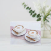 Cappuccino Briefkaart (Staand voorkant)