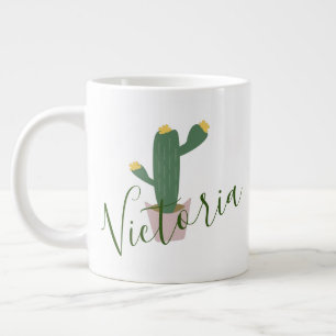 Cappuccino Cactus Naam Reuzen Koffiemok Extra Grote Beker