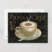 Cappuccino Cup Briefkaart (Voorkant / Achterkant)