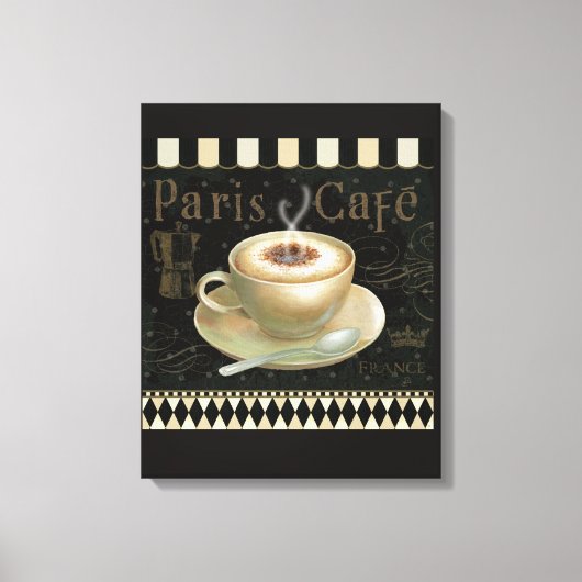 Cappuccino Cup Canvas Afdruk (Voorkant)
