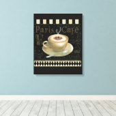 Cappuccino Cup Canvas Afdruk (Insitu (Houten vloer))