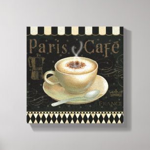Cappuccino Cup Canvas Afdruk