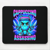 Cappuccino Ino Brainrot Italian Meme Muismat (Voorkant)