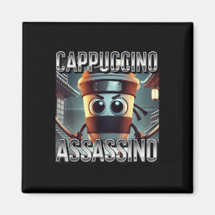 Cappuccino Ino Coffee Lovers Italian Brainrot Meme Magneet