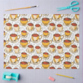 Cappuccino Koffie efemera collage patroon Tissuepapier (Craft)