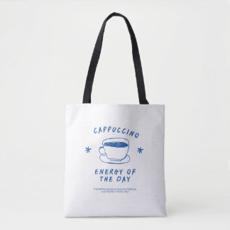 Cappuccino koffietas| Grappig Koffie Liefhebber Ca Draagtas