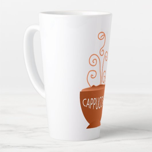 Cappuccino Latte Mok (Linkerhoek)