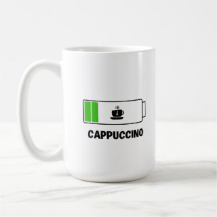 Cappuccino Minimaal Typografie Koffie Koffiemok