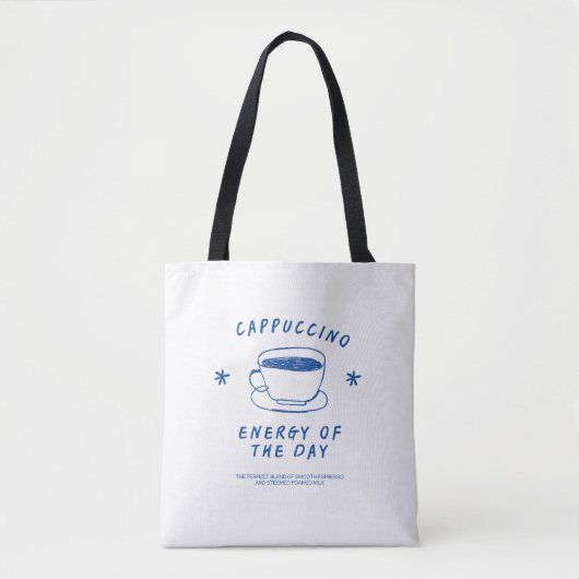 Cappuccino Sac café| Drôle cadeau de l'amoureux du (Devant)