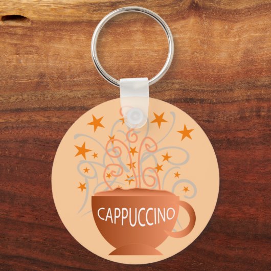 cappuccino-sleutelhanger sleutelhanger (Voorkant)
