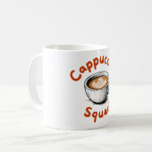 Cappuccino Squad Coffee Lover Keepsake Mok (Voorkant links)