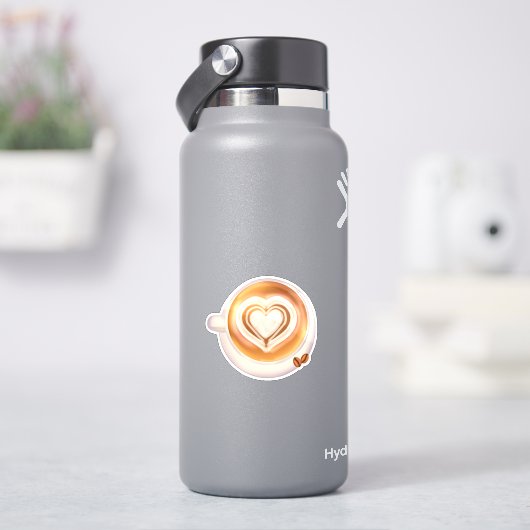cappuccino sticker (HydroFlask)