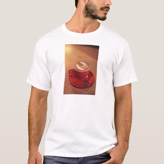 Cappuccino T-shirt (Voorkant)