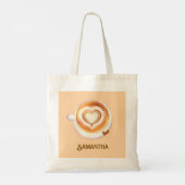 cappuccino tote bag (Achterkant)