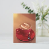 Cappucino Blank Briefkaart (Staand voorkant)