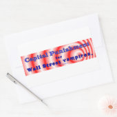 CapPunWallStVampiers Rechthoekige Sticker (Envelop)