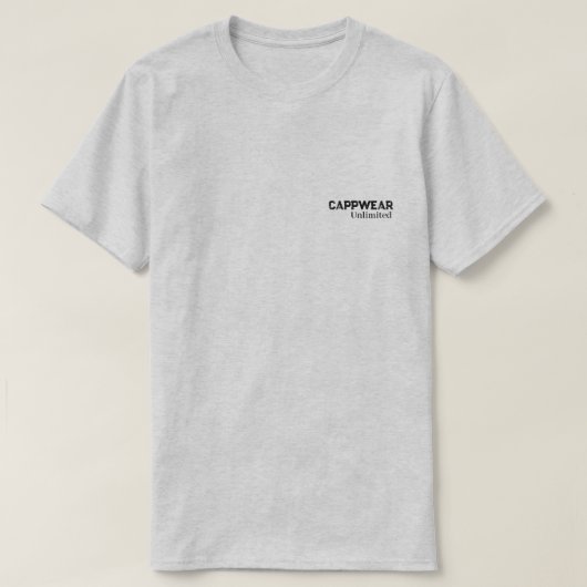 CAPPWear Basic Team T-shirt (Design voorkant)