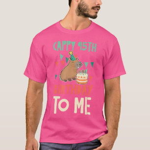 Cappy 95e verjaardag voor mij Capybara thema verja T-shirt