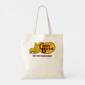 Cappy Barrel; Capybara campagne store logo Tote Bag (Achterkant)