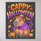 Cappy Halloween Capybara Witch  Poster (Voorkant)
