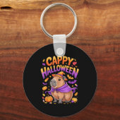 Cappy Halloween Capybara Witch  Sleutelhanger (Voorkant)