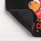 Cappy Holidays Capybara Christmas Cute Capy Xmas T Muismat (Hoek)