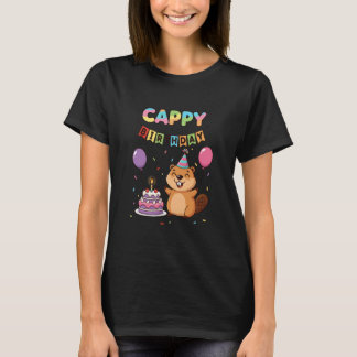 Cappy Verjaardag Kinderen Jungle Dieren Feest Beve T-shirt