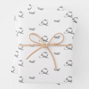 Caprese Gift Wrap, Positano Gift Wrap, Italiaans Inpakpapier Vel
