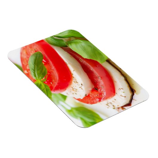Caprese Salad. Segmenten voor tomaten en Mozzarell Magneet (Rechterzijde)