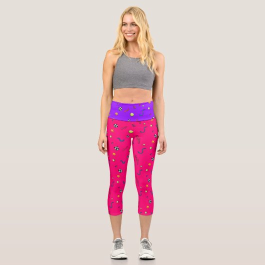 Capri 80s fous - Leggings Motifs (Recto)