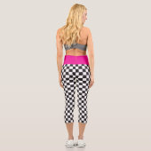 Capri à damiers Leggings Spandex (Verso)