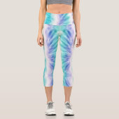 Capri Aqua Dream Cravate-Dye Leggings (Recto)