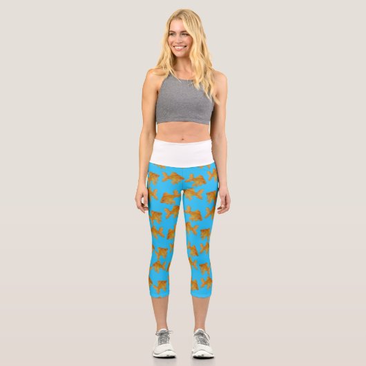 Capri Aquarelle Leggings de poisson rouge (Recto)