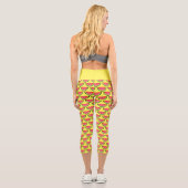 Capri Belle tranche de pastèque imprimé petits leggings  (Verso)