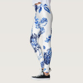 Capri Blue Botanische Floral Leonbience Leggings (Links)