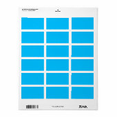 Capri Bold gekleurd Etiket (Full Sheet)