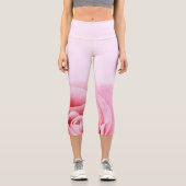 Capri Cancer du sein Ruban et Leggings rose (Recto)