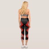 Capri Capris leggings avec motif de zigzag (Verso)