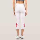 Capri Coeurs rouges, leggings (Verso)
