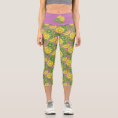 Capri Cute Citrus Purple Capris Leggings (Recto)